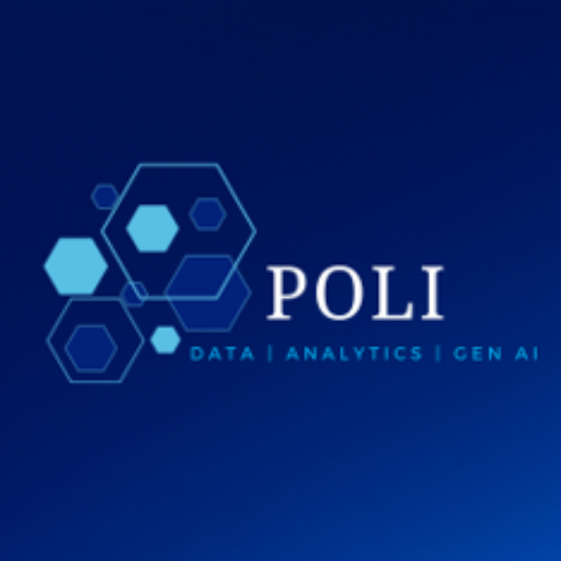 Logo for POLI, the language data feed for GenAI automated research powered by PolicyScope Data